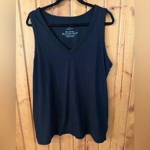 Torrid Classic Black V-Neck Tank Top